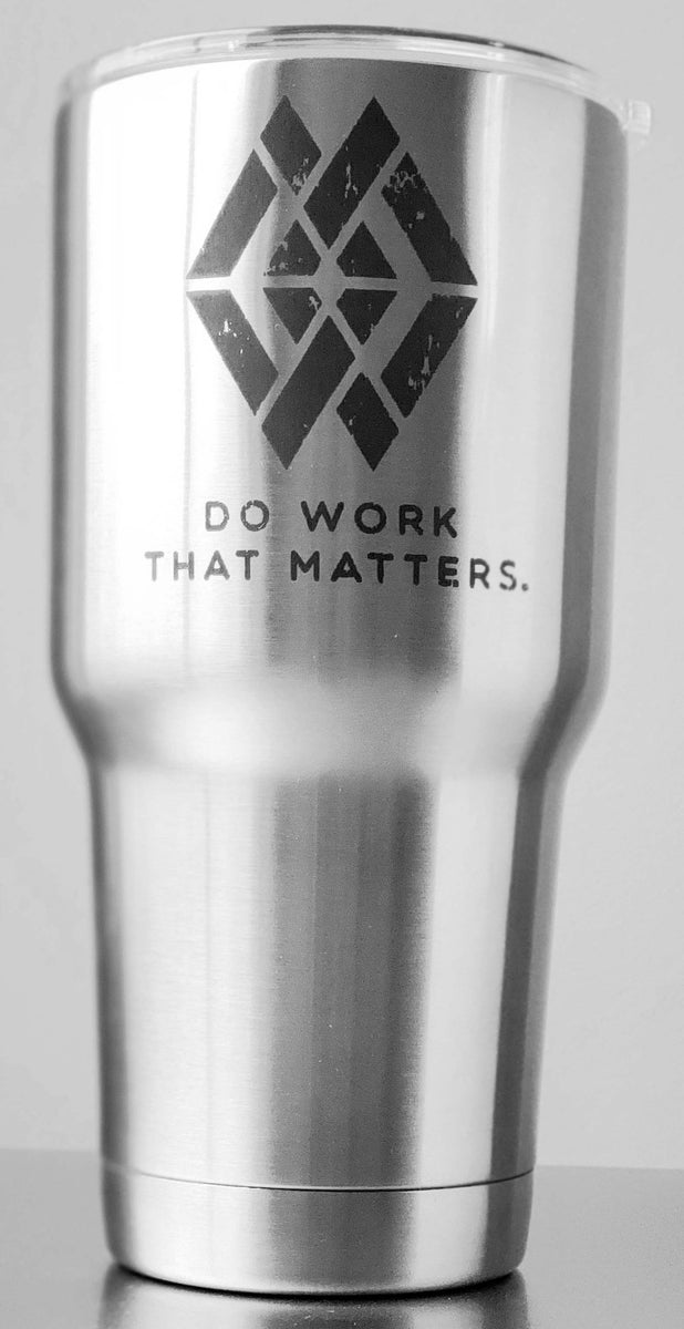 Size Matters 30oz Stainless Steel Tumbler